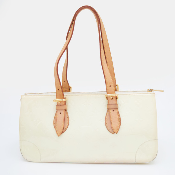 LOUIS VUITTON Lime Monogram Vernis Rosewood Avenue Bag - Picture 4 of 8